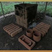 Primitive Technology Brick Kiln Brick Mold And Bricks