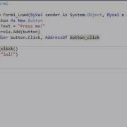 Visual Basic 2010 2008 How To Add Controls To Your Form Without The Form Designer
