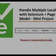 Localization Testing With Selenium Page Object Model Mini Project