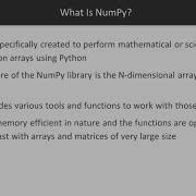 High Performance Computing With Python 3 X Introduction To NumPy Packtpub Com