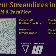 Streamlines In ParaView OpenFOAM
