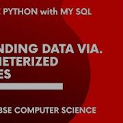5 Parameterized Queries Interface Python With MySQL Class 12 CBSE Computer Science