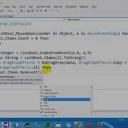 How To Drag And Drop Operation Between Two Listbox Using VB NET 2012