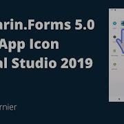 Create An Android Icon Using Xamarin Forms 5 0 Visual Studio 2019