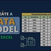 Создать модель данных в Excel