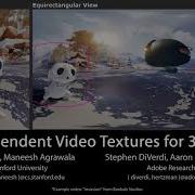 View Dependent Video Textures For 360ˇ Video