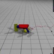 An Artificially Evolved Virtual Running Creature