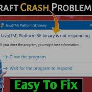 Fix Java TM Platform Se Binary Is Not Responding Minecraft Tlauncher