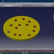 CATIA V5 V6 TUTORIALS USER PATTERN DEFINITION PART MODEL