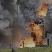 Japanese Rocket Explodes During Test