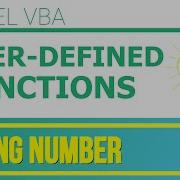 Excel VBA User Defined Functions Strong Number