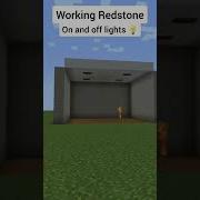 Minecraft Working On Off Light System Shorts