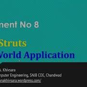 Struts Hello World Application In Eclipse Handon