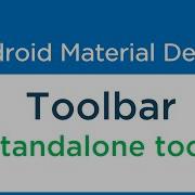 3 2 Android Toolbar As Standalone Toolbar Android Material Design