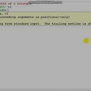 Python Program To Find Perimeter Of Triangle