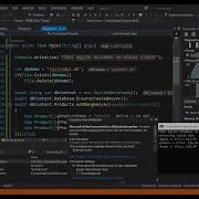 SQlite Database In Visual Studio 2019 Entity Framework Core