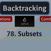 Leetcode 78 Subsets