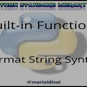 05 2 7 Python Standard Library Series Format