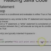Reading Java Code Module 4 Control Statements