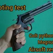 Kokusai Colt Python 357 Magnum Airsoft Revolver Shooting Test