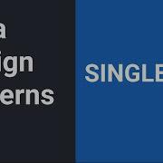 Java Design Patterns Singleton Class Example Tutorial