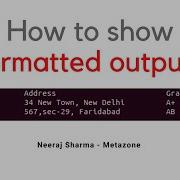 How To Show Formatted Output Using Rjust And Ljust Function In Python Neeraj Sharma