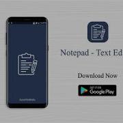 Notepad Text Editor Android App On Google Play