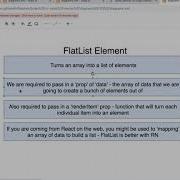React Native Hooks The FlatList Element