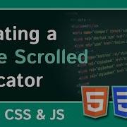 Creating A Page Scrolled Indicator With HTML CSS And JavaScript WEB DESIGN