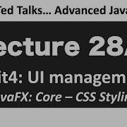 CSCI2120 Lecture 28A Unit4 UI JavaFX CSS Styling