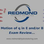 Exam Review Motion Of A Charged Particle In Electric And Or Magnetic Fields