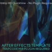 Low Poly Blue Nebula Trapcode MIR Preset After Effects Template Download