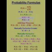 Probability Formulas 1