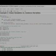 Self Parameter In Python Classes