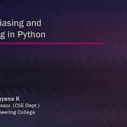 List Aliasing And Cloning In Python