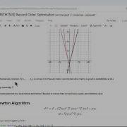 Second Order Optimization