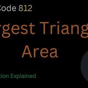 LeetCode 812 Largest Triangle Area Java Solution Explained