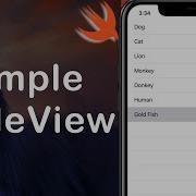 How To Create Simple TableView In Xcode 11 Swift 5