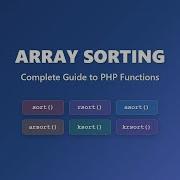 PHP Array Sorting Mastering Sort Asort Ksort More