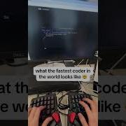 What The World S Fastest Coder Looks Like Cs Typing Coding Programming Developer