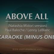 Above All Natashia Midori Karaoke Minus One Good Quality