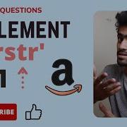 Zoho Amazon Coding Question Implement Strstr Daily Dose 16 Tamil Code Io