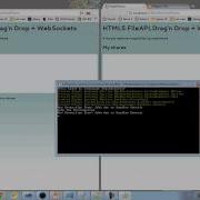 HTML5 FileAPI WebSockets Drag N Drop