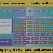 How To Build An Interactive Word Counter Using HTML CSS And JavaScript Quick Preview