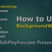 CSharp 027 How To Use BackgroundWorker In WPF Programing