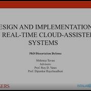 PhD Dissertation Defense Mehrnaz Tavan Design And Implementation Of Real Time Cloud Assisted