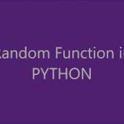 Random Function In Python How To Generate Random Numbers In Python Tutorial 7