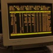 Raspberry Pi 4 Connected To A DEC VT420 Monitor
