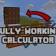 8 BIT CALCULATOR IN MINECRAFT