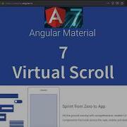 How To Use Infinite Virtual Scroll Feature In Angular 7 With Angular Material 7 CDK By TechTechTuts